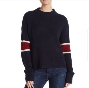 John + Jenn Varsity Stripe Oversized Sweater